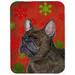 The Holiday Aisle® The Holiday Aisle Ashlynn French Bulldog Glass Cutting Board Glass | 0.15 H x 11.25 W in | Wayfair