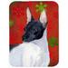 The Holiday Aisle® The Holiday Aisle Ashlynn Rat Terrier Glass Cutting Board Glass | 0.15 H x 11.25 W in | Wayfair 576EC03D24554BC88E4F933F1F56372D