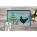 East Urban Home Polish Poland Chicken Christmas Non-Slip Outdoor Door Mat Synthetics | Rectangle 18" x 27" | Wayfair