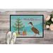 The Holiday Aisle® Penelope Dutch Hook Bill Duck Christmas Non-Slip Outdoor Door Mat Synthetics | 0.25" H x 27" W x 18" D | Wayfair