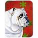 The Holiday Aisle® The Holiday Aisle Ashlynn English Bulldog Glass Cutting Board Glass | 0.15 H x 11.25 W in | Wayfair