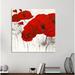 Winston Porter 'Pavot Dâ´Hiver VII' Graphic Art Print on Wrapped Canvas in Red | 12 H x 12 W x 1.5 D in | Wayfair D9A1496ECE7843938041065E0972B8E8