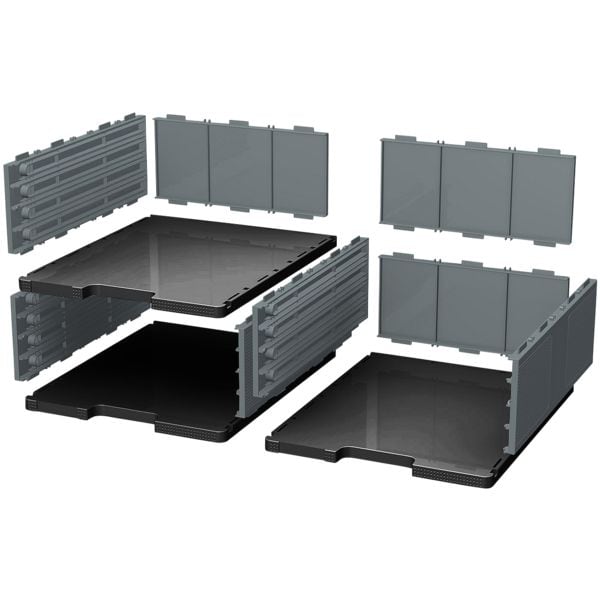 EXACOMPTA Ablagebox-Set »Modulodoc Ecoblack jumbo« schwarz, 30.5x13.5x36.3 cm Image