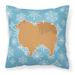 East Urban Home Winter Snowflakes Indoor/Outdoor Throw Pillow Polyester/Polyfill blend | 18 H x 18 W x 3 D in | Wayfair