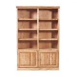 Loon Peak® Kiser 72" H x 48" W Solid Wood Standard Bookcase Wood in Black | 72 H x 48 W x 13 D in | Wayfair 5E66B903906E4FAE97F75AB80114E34E