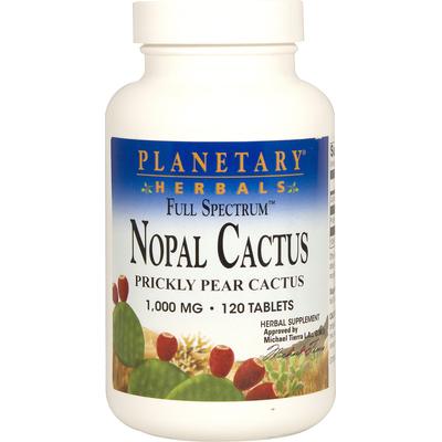 Planetary Herbals Nopal Cactus Prickly Pear 1,000 mg-120 Tablets