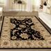 Black/White 93 x 0.31 in Indoor Area Rug - Astoria Grand Weisgerber Oriental Black/Beige Area Rug | 93 W x 0.31 D in | Wayfair