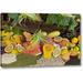 World Menagerie Mexico, Tecate Display of Fruit & Grains by Don Paulson - Photograph Print on Canvas in Green/Yellow | Wayfair