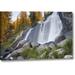 Millwood Pines California, Inyo Nf Waterfall Near Ediza Lake by Don Paulson - Photograph Print on Canvas in Gray/Green | Wayfair