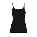 Icebreaker Damen 100% Merino Wolle Everday Cami Top mit Rundhalsausschnitt - 175 Ultraleichtes Material - Schwarz, XL