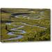 Winston Porter Co, Gunnison Nf Upper East Rivers Meandering by Don Grall - Photograph Print on Canvas in Green | 16 H x 24 W x 1.5 D in | Wayfair