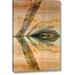 Ebern Designs Utah, Glen Canyon Abstract Reflection Sandstone by Don Paulson - Photograph Print on Canvas in Gray | 16 H x 10 W x 1.5 D in | Wayfair