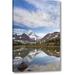 Millwood Pines 'Canada, Bc, Sunrise on Tarn at Magog Lake' Photographic Print on Wrapped Canvas in Blue/Brown/Gray | 32 H x 21 W x 1.5 D in | Wayfair