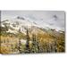 Millwood Pines 'Co, Uncompahgre Nf Mountain & Aspens' Photographic Print on Wrapped Canvas in Blue/Gray/Green | 10 H x 16 W x 1.5 D in | Wayfair