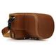 MegaGear MG1453 Olympus Pen E-PL9 (14-42 mm) Ever Ready Leather Protective Case with Shoulder Strap Light Brown