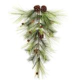 Vickerman 553619 - 30" Larkspur Pine Teardrop (D180507) Christmas Teardrops