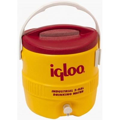 Igloo 431 3 Gallon Industrial Water Cooler - Yellow/Red