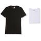 Fruit of the Loom Men's V-Neck Valueweight T-Shirt Pack of 10, Black/White, Medium