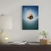 East Urban Home 'Sunrays Illuminate a Jellyfish Kakaban Island Indonesia' Photographic Print on Canvas in Blue/White | Wayfair