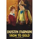 Buyenlarge 'Iron to Gold' Vintage Advertisement Poster in White | 36 H x 24 W x 1.5 D in | Wayfair 0-587-62838-LC2436