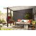 Panama Jack Outdoor Porch Swing Wicker/Rattan in Gray | 50 H x 35 W x 23.5 D in | Wayfair PJO-1601-GRY-HC/SU-744