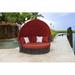 Panama Jack Outdoor Westerman 73" Wide Outdoor Patio Daybed w/ Cushions Sunbrella® Fabric Included in Red | 25 H x 73 W x 60 D in | Wayfair