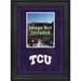 TCU Horned Frogs 8'' x 10'' Deluxe Vertical Photograph Frame with Team Logo