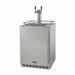 Kegco Dual Tap Commercial Grade Freestanding Kegerator w/ Door Lock & Adjustable Temperature | 34.13 H x 25 W x 24 D in | Wayfair HK38SSU-L-2