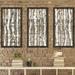 World Menagerie Light Birch Forest by Janice Gaynor - 3 Piece Picture Frame Multi-Piece Image Print Set /Acrylic in Brown/Green | Wayfair