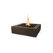 The Outdoor Plus Quad 12" Concrete Propane/Natural Gas Fire Pit Concrete in White/Brown | 12 H x 42 W x 42 D in | Wayfair OPT-QD42-CHC-NG