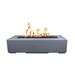 The Outdoor Plus Regal Concrete Fire Pit Concrete in Gray | 13 H x 60 W x 24 D in | Wayfair OPT-RGL60-GRY-LP