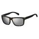 Polaroid Men's PLD 2058/S EX N9P 55 Sunglasses, Matt Havana/Grey Grey