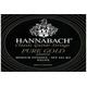 Hannabach Klassikgitarrensaiten Serie 825 Medium Tension Spezialvergoldung - 3er Bass Satz