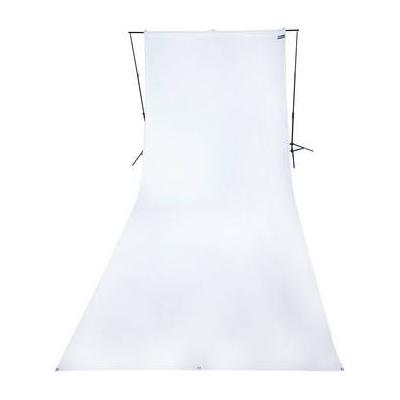 Westcott Wrinkle-Resistant Polyester Backdrop (High-Key White, 9 x 20') 139