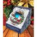 The Holiday Aisle® Glass Ball Ornament Oversized Limited Edition Balls Glass in Blue/Green/Red | 5.5 H x 5 W x 5 D in | Wayfair