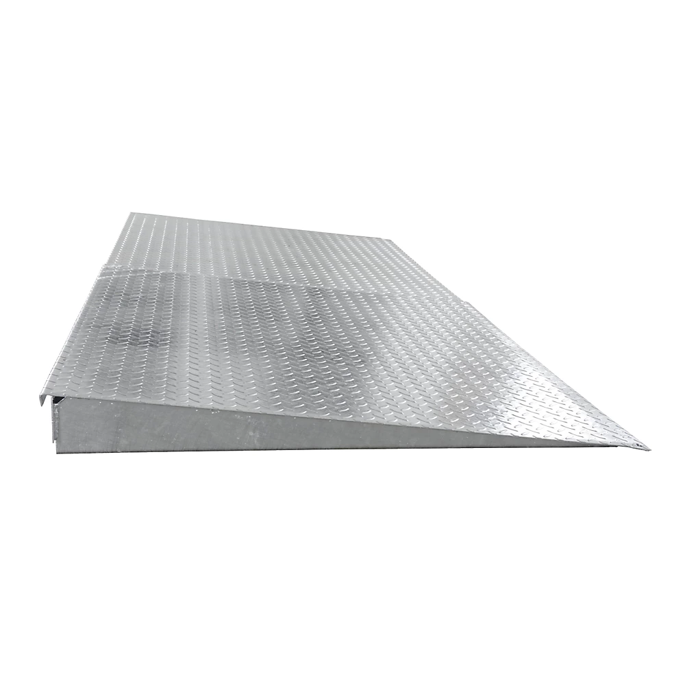 Rampe d'accès galvanisée pour cuve plate en acier LaCont