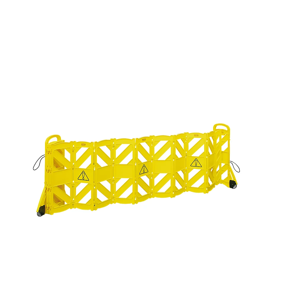 Barrière de délimitation mobile en polyéthylène Rubbermaid