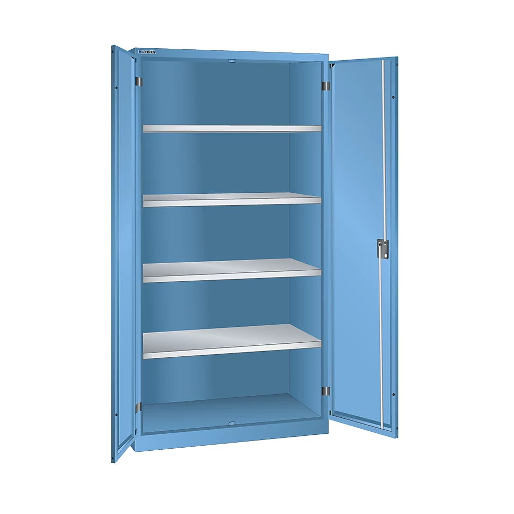 Armoire à portes battantes h x l x p 1950 x 1000 x 580 mm LISTA