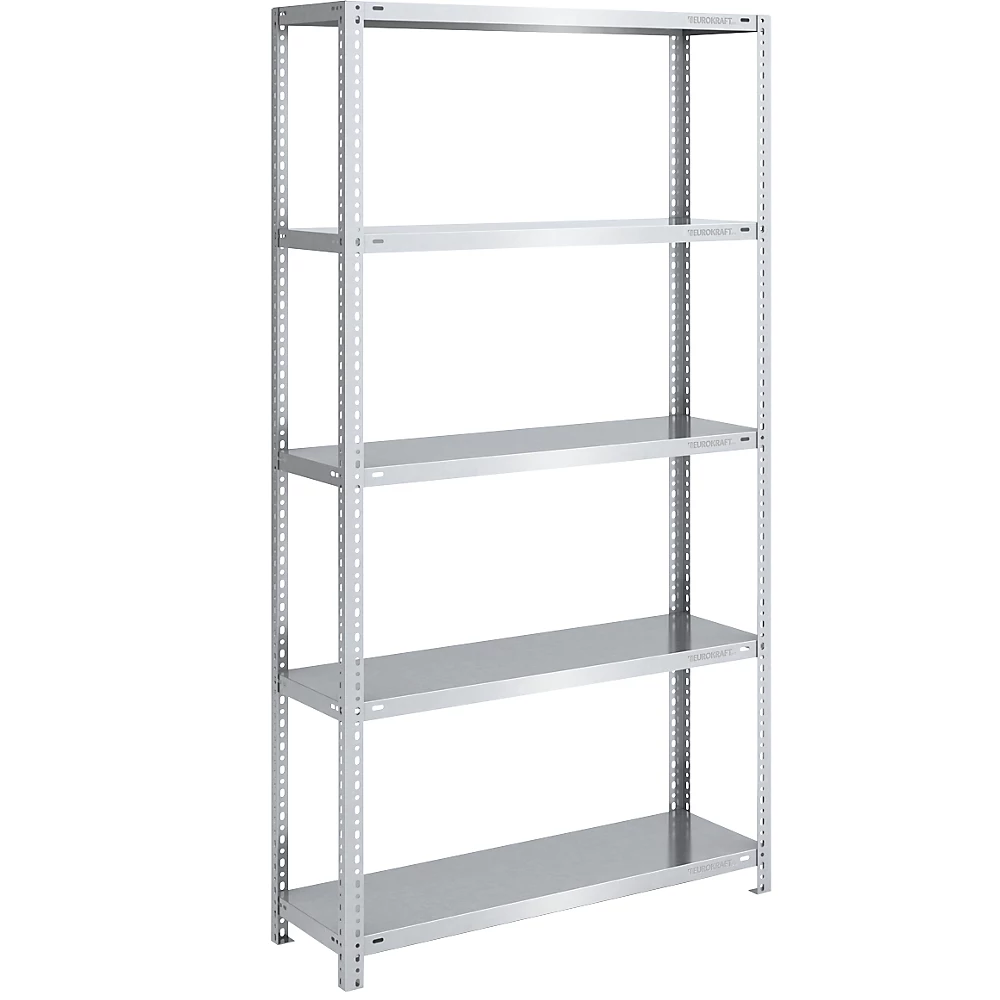 Rayonnage de stockage à boulonner, version mi-lourde eurokraft pro