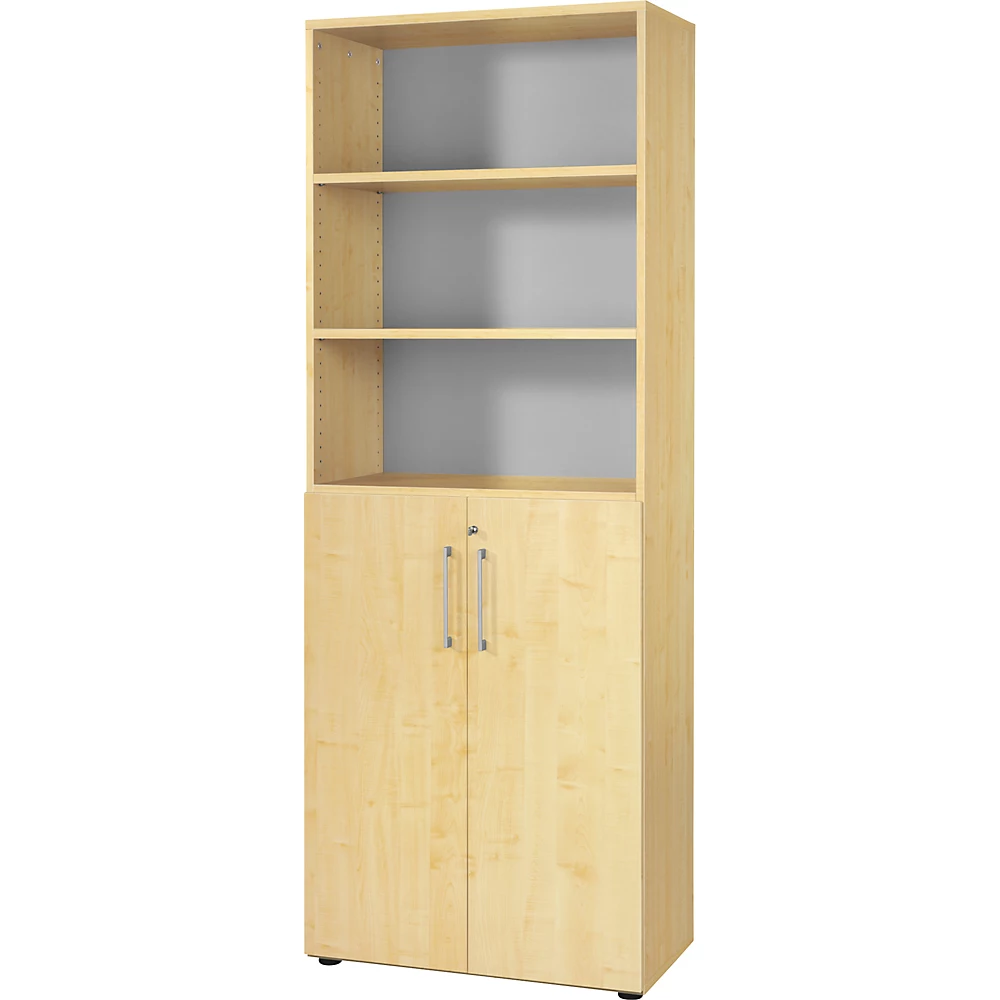 Armoire et rayonnage de bureau combinés eurokraft pro