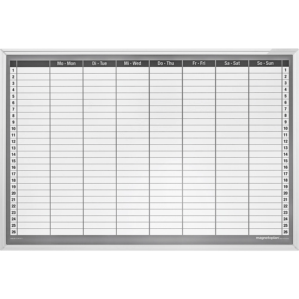 Kit de planning hebdomadaire magnetoplan