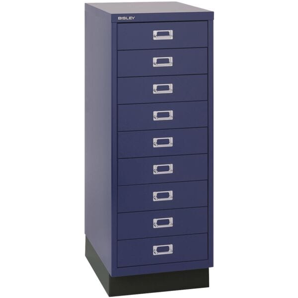 Bisley Schubladenschrank »MultiDrawer« A3, einbahnig, 9 Schübe blau, 34.9x94x43.2 cm Image