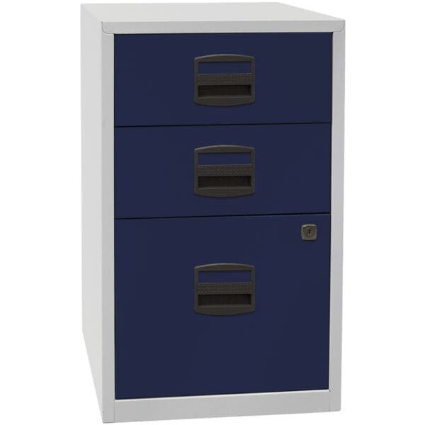Bisley Home Beistellschrank »PFA« A4, einbahnig, 3 Schübe blau, 41.3x67.2x40 cm Image