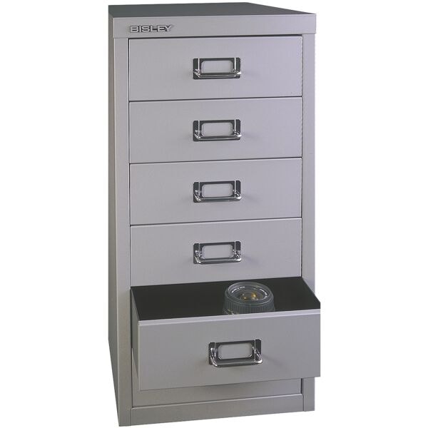 Bisley Schubladenschrank »MultiDrawer« A4, einbahnig, 6 Schübe silber, 27.9x59x38 cm