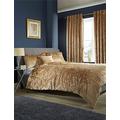 SELECT-ED® Luxuries Crushed Velvet Duvet Cover Set + Pillow Case Or Matching Curtain Or Cushion Cover LW (Champagne, King Duvet Cover Set)