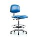 Symple Stuff Lizeth Task Chair Aluminum/Upholstered in Blue/Brown | 36.5 H x 24 W x 25 D in | Wayfair 432DE13014454B82B94CECDDC99E5CB4