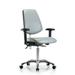 Symple Stuff Octavia Ergonomic Task Chair Upholstered/Metal in Gray/Brown | 38.5 H x 27 W x 25 D in | Wayfair 0A0E0132B28C4D8892FCE910FD53DF93