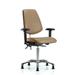 Symple Stuff Octavia Ergonomic Task Chair Upholstered/Metal in Brown | 38.5 H x 27 W x 25 D in | Wayfair 9C2C6AE6575043A88438FDF8FB6C7C3B