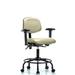 Symple Stuff Ian Ergonomic Drafting Chair Upholstered, Steel in Brown | 32.5 H x 27 W x 25 D in | Wayfair 66F24FB6DAC641BA8DADAC453D886BC7