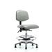 Symple Stuff Evangeline Drafting Chair Upholstered/Metal in Gray/Black | 32.5 H x 26 W x 26 D in | Wayfair A2059B9A3B7A428AB6F4363FE66AC360